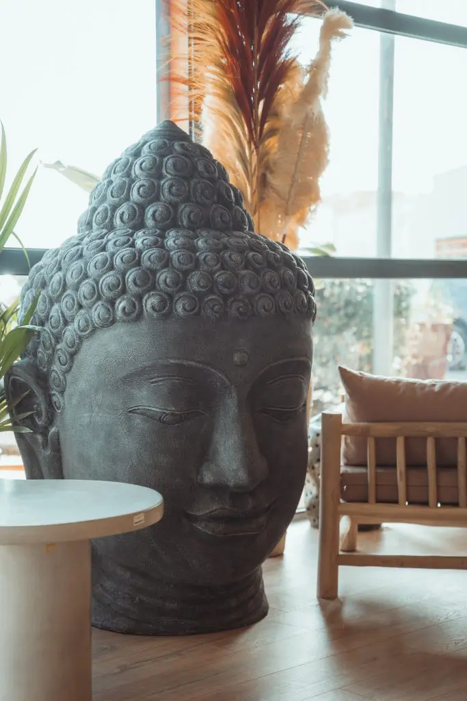 BOUDDHA GRIS PIERRE