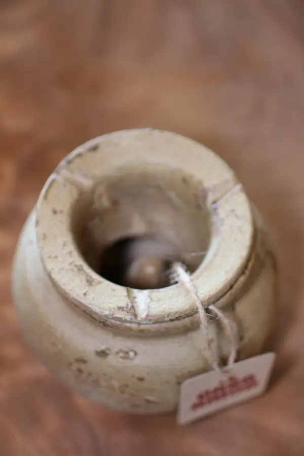 CENDRIER ANTIQUE EN TERRACOTTA