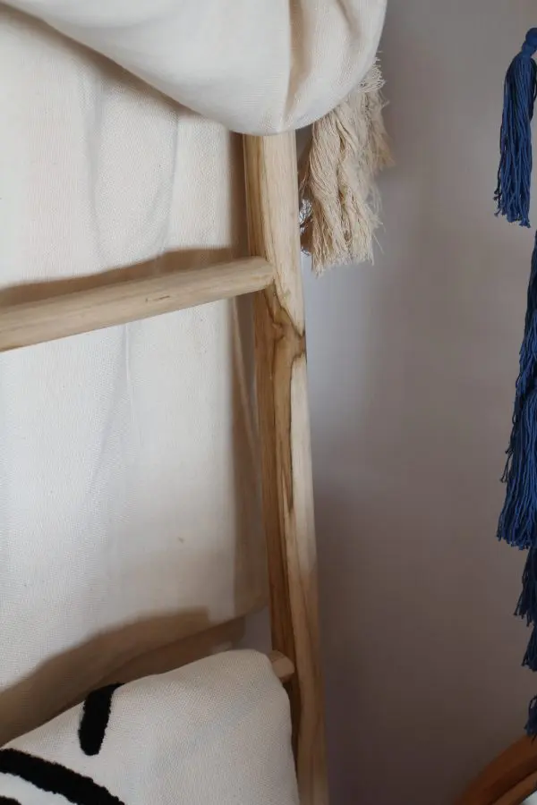 Echelle en teck 180cm (3) ECHELLE EN TECK NATUREL 180CM