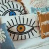 HOUSSE DE COUSSIN OEIL 50X30