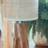 Lampe teck (3) LAMPE A POSER TECK