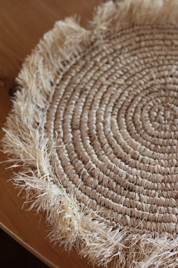 SET DE TABLE FRANGE NATUREL
